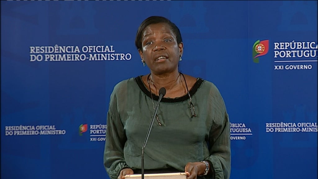 Conferência de imprensa de Francisca Van Dunem