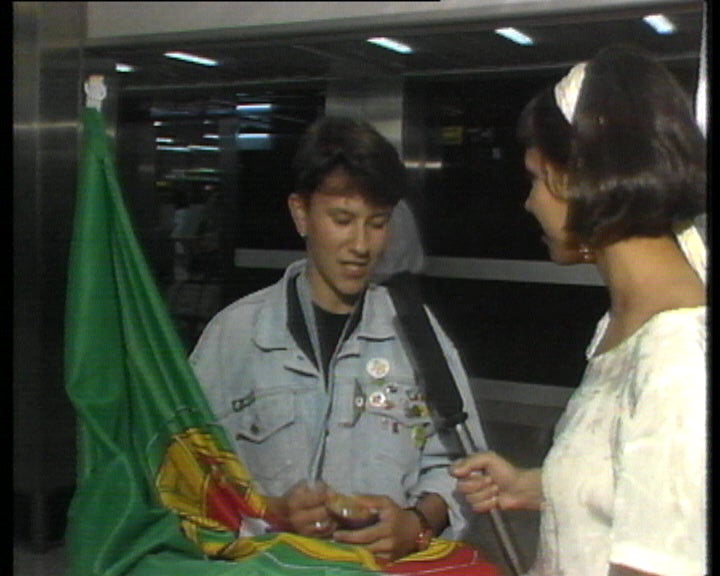 Receção à seleção de atletismo de Júniores