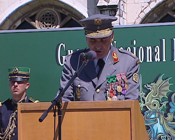 Luís Nelson dos Santos no aniversário da GNR