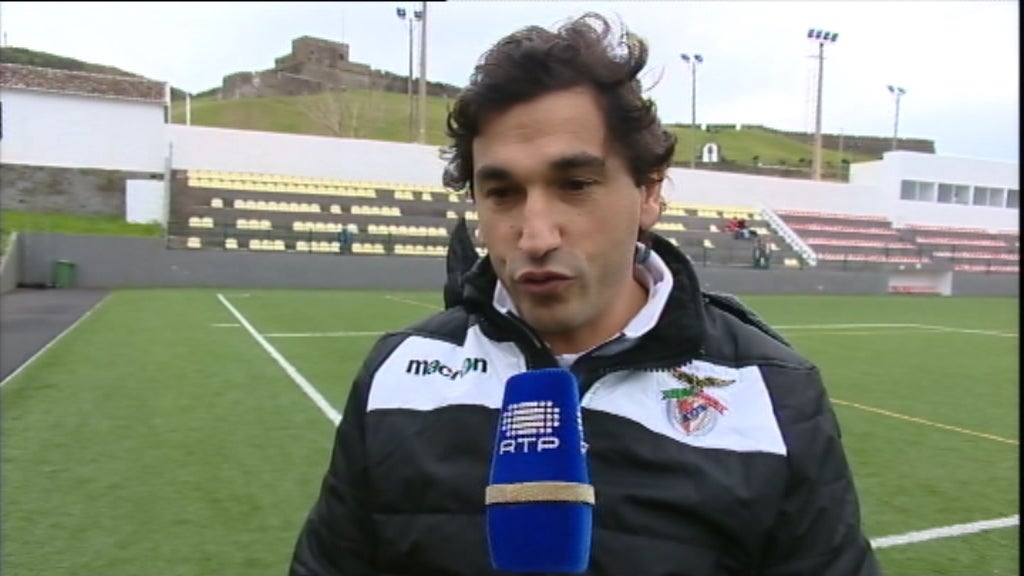 Futebol. Reação dos treinadores ao Angrense vs União Leria