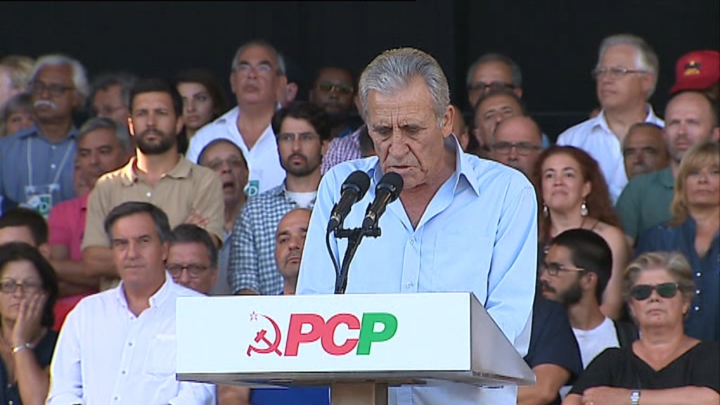 Jerónimo de Sousa na Festa do Avante