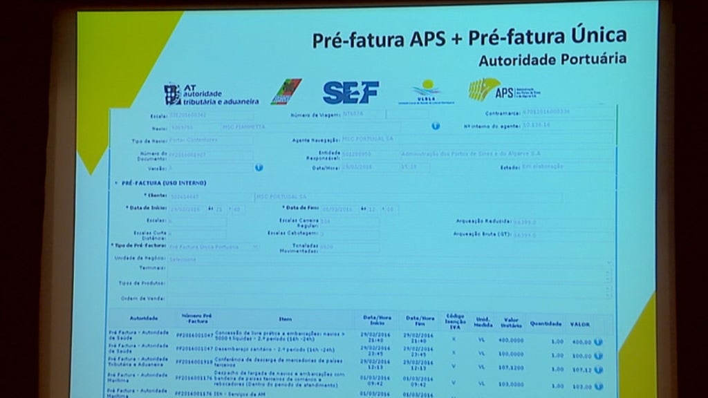 Fatura Única Portuária