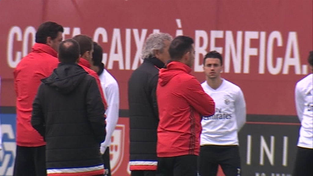 Futebol: antesivão Benfica vs Braga