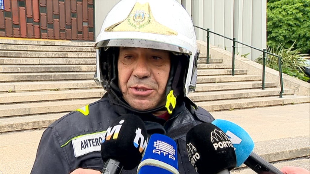 Incêndio na Igreja de Cedofeita