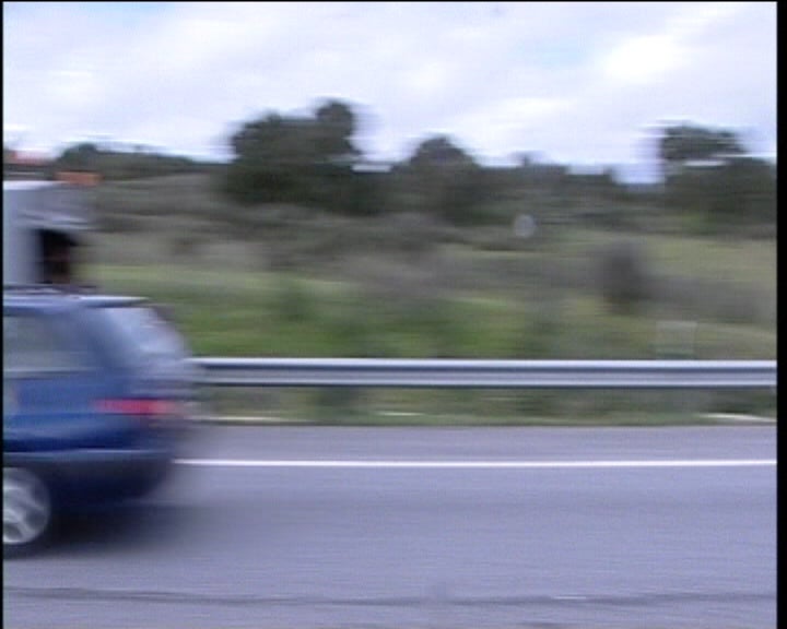 Automobilista em contramão na A23