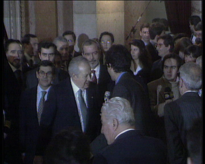 Despedida e condecoração de Mário Soares