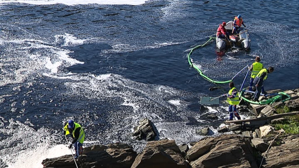 Poluição do rio Tejo
