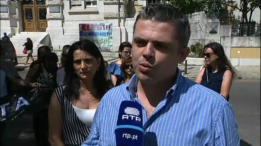 Protesto de enfermeiros especialistas