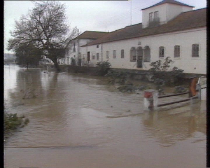 Cheias na região de Vale do Tejo