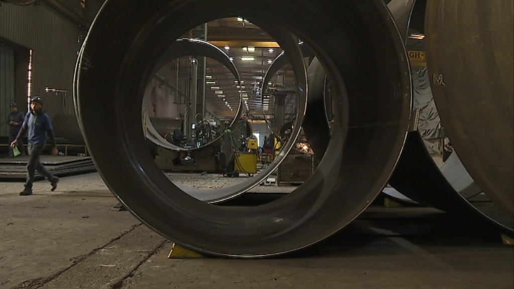 Crescimento da indústria metalúrgica