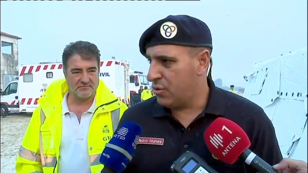 Incêndio florestal em Alijó