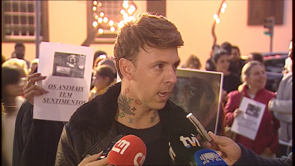 Manifestação pelos direitos dos animais no Funchal