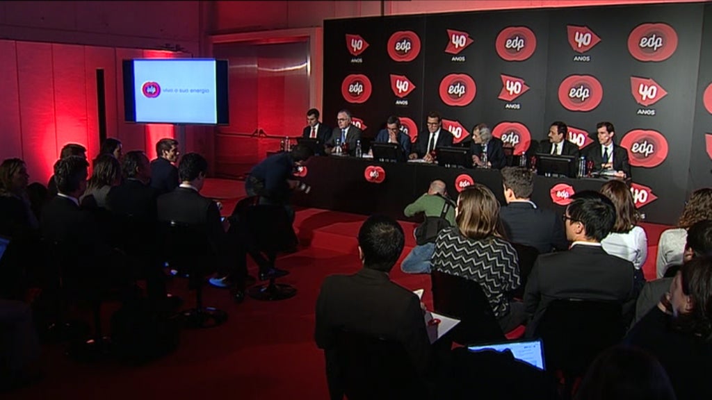 Apresentação de resultados da EDP