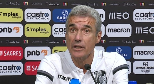 Declarações do treinador Luís Castro
