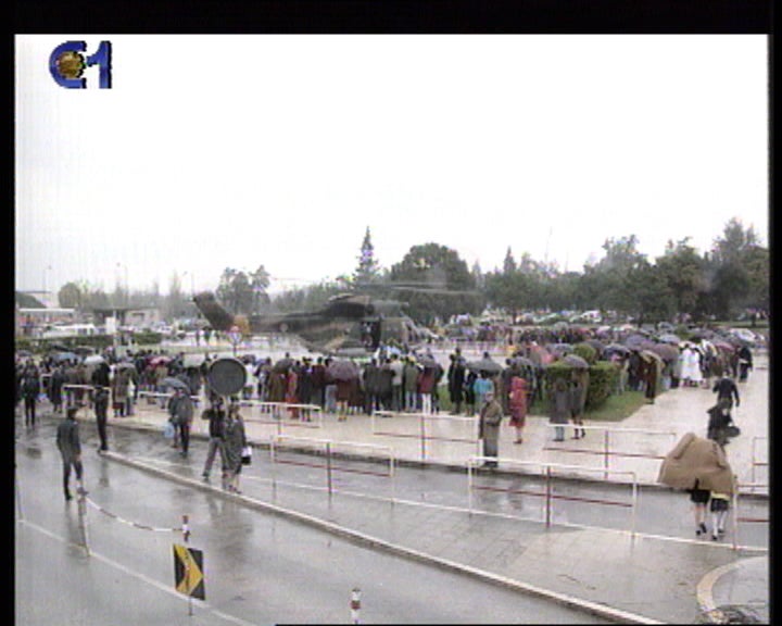 Evacuação de feridos por helicópteros