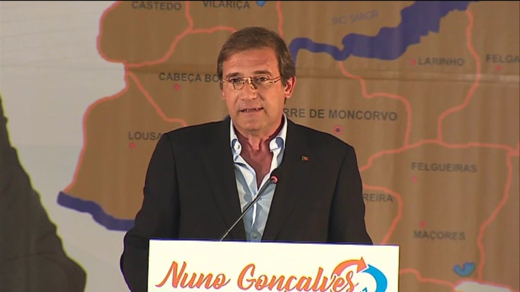 Autárquicas 2017: Passos Coelho em Torre de Moncorvo