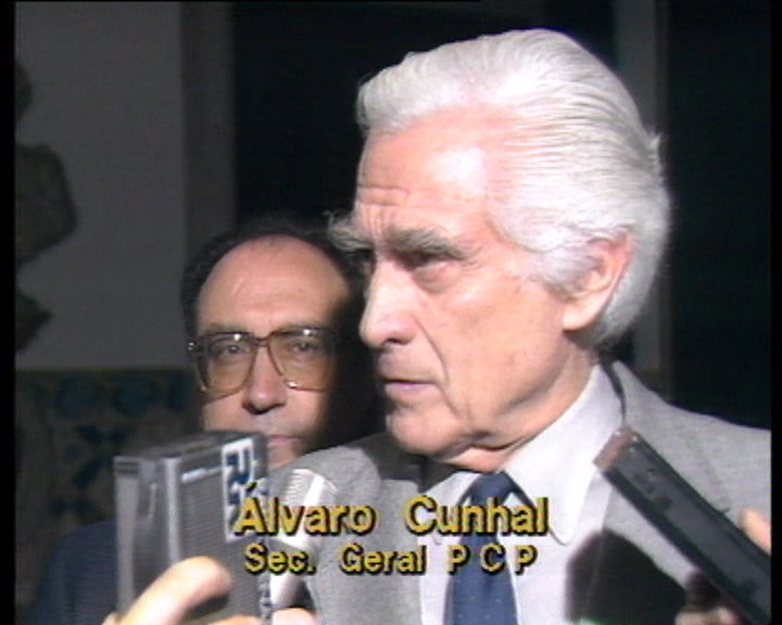 Audiência de Mário Soares com o PCP