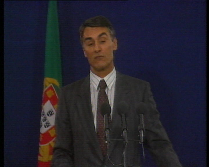 Conferência de imprensa de Cavaco Silva
