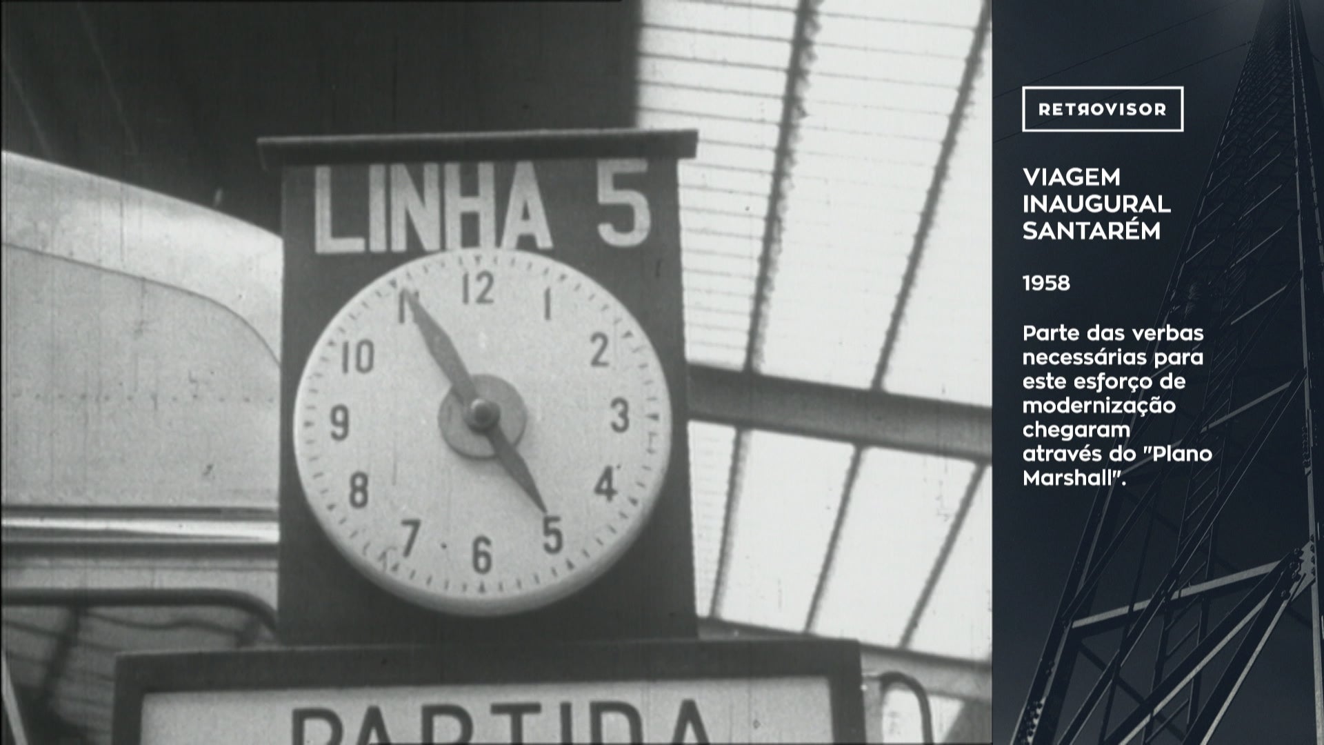 Viagem Inaugural do Comboio Elétrico para Santarém