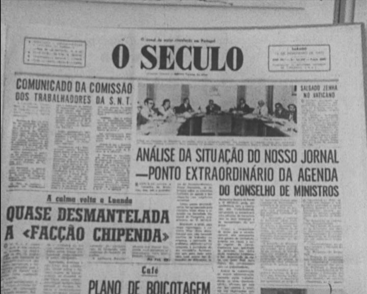 Encerramento do jornal “O Século”