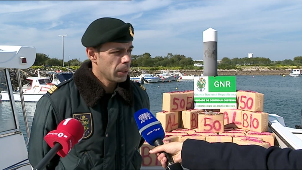 Apreensão de droga em Portugal