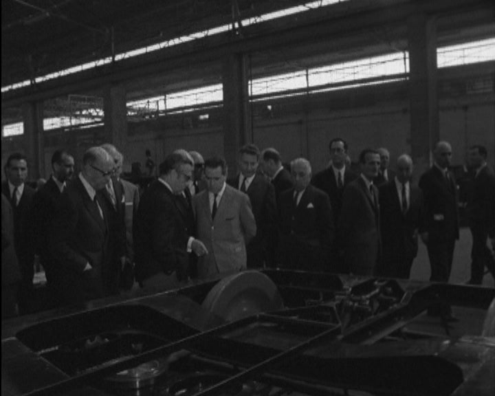 Visita da Eurofima à fábrica de material ferroviário na Amadora