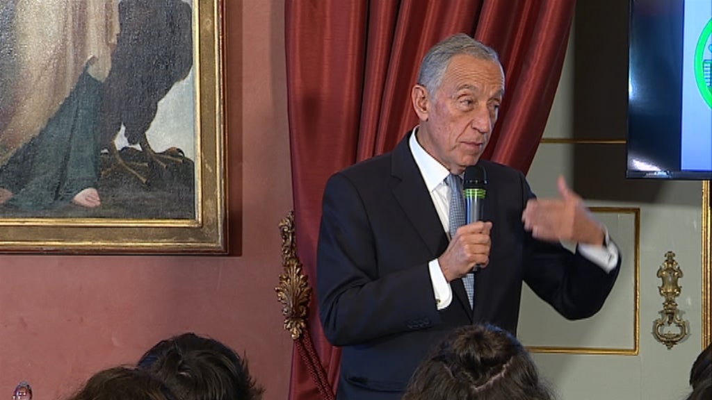 Cientistas no Palácio de Belém