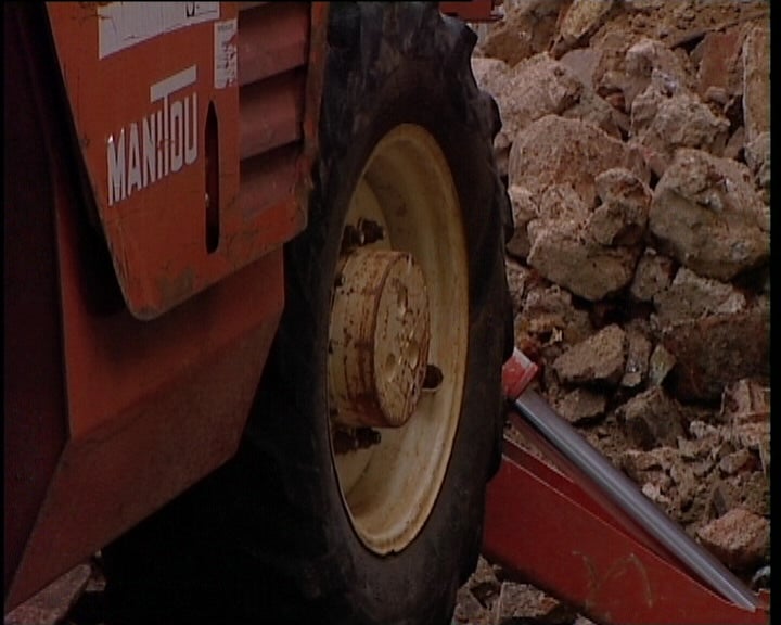 Derrocada de prédio em Elvas