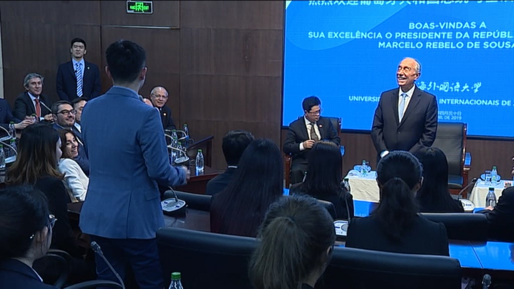 Visita oficial de Marcelo Rebelo de Sousa à China