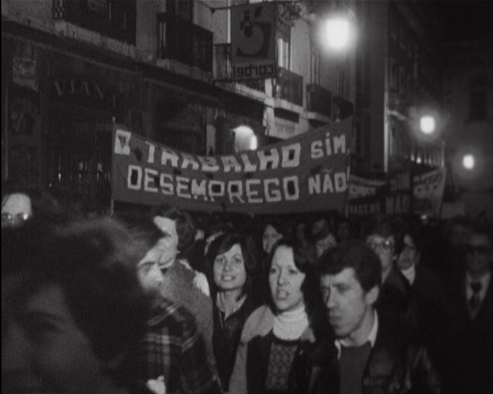 Manifestação dos trabalhadores do comércio em Lisboa