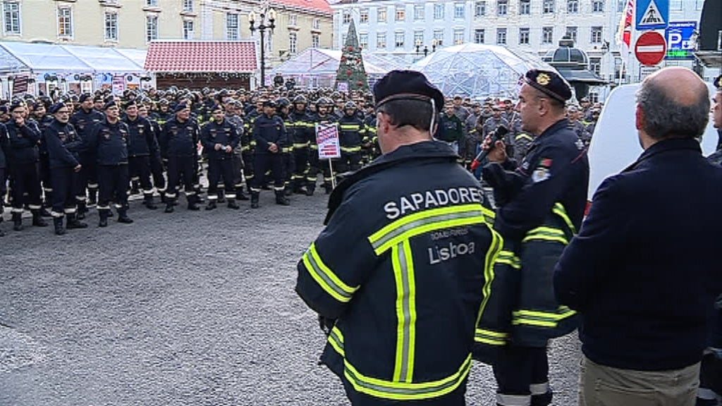 Protesto dos bombeiros