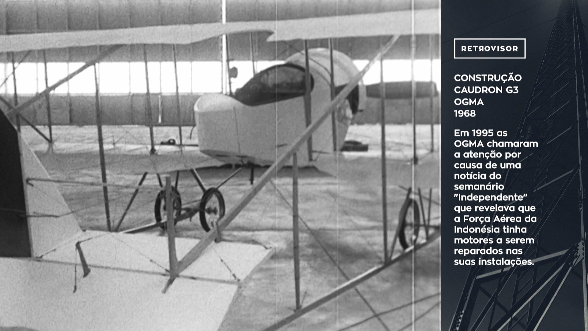 Construção do Caudron G3 nas OGMA