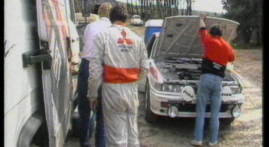 Treinos de Ari Vatanen para o Rali de Portugal