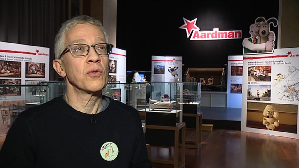 Exposição dedicada aos estúdios Aardman