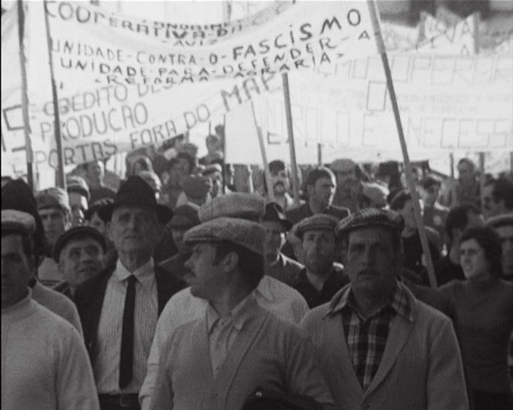 Manifestação de apoio à reforma agrária em Portalegre