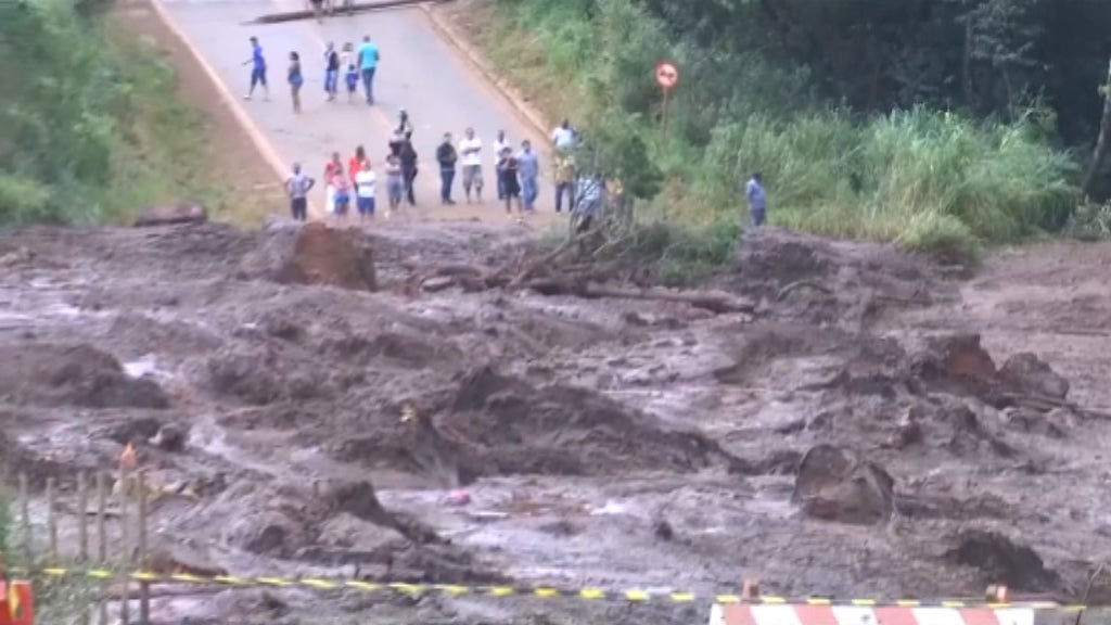 Rutura na Barragem do Brumadinho