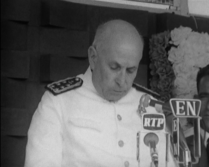 Almoço em honra de Américo Tomás em Portalegre