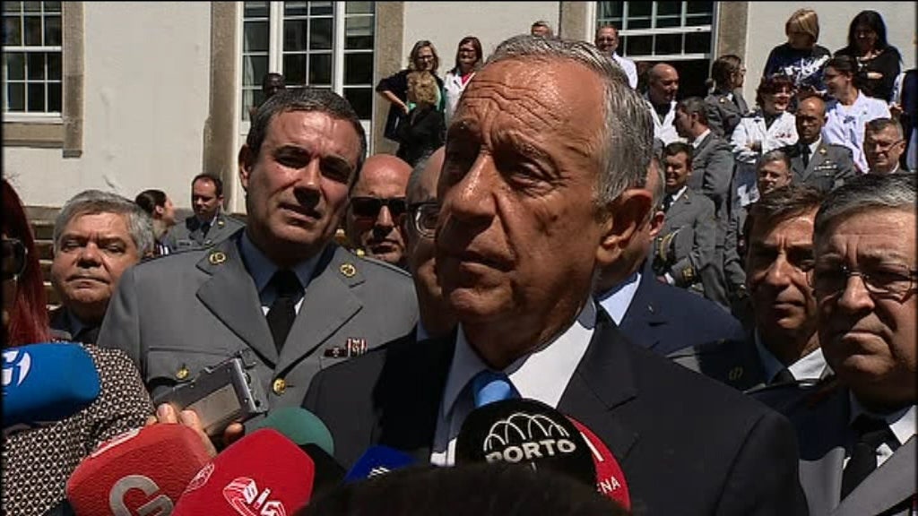 Reação de Marcelo Rebelo de Sousa