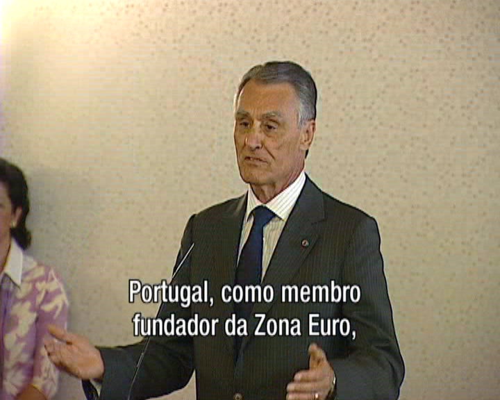 Cavaco Silva condecora Trichet
