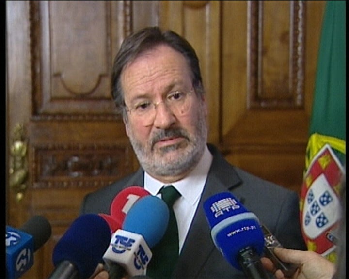 Conferência de imprensa de Alberto Martins