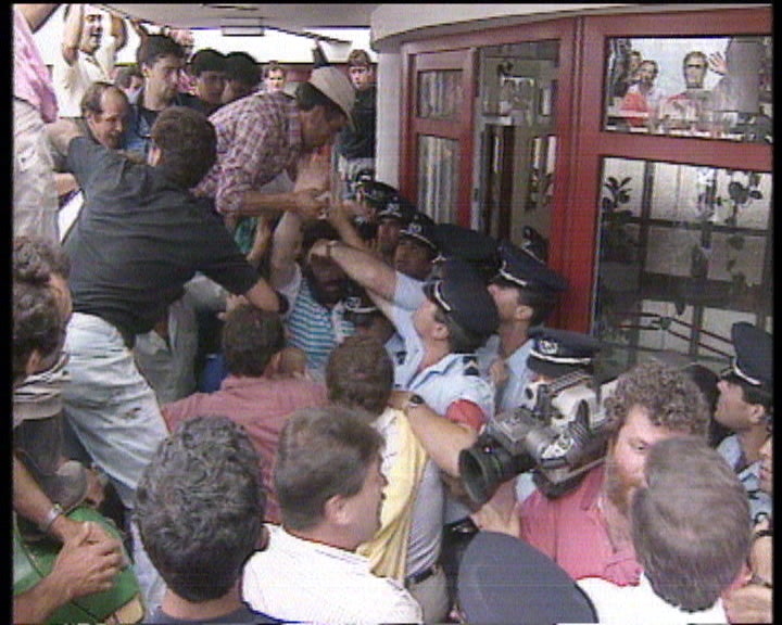 Protesto de agricultores nos Açores