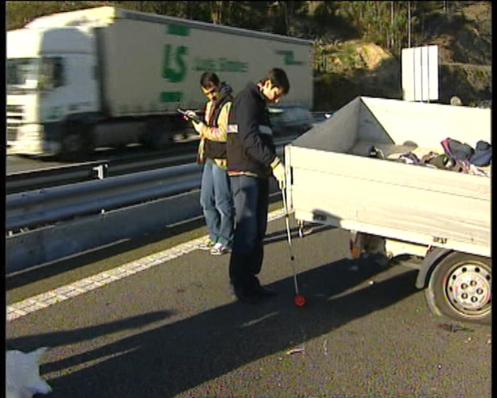 Reconstituição do acidente na A4