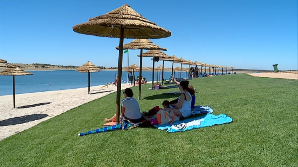 Inauguração da praia fluvial de Mourão