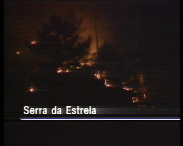 Incêndio na Serra da Estrela