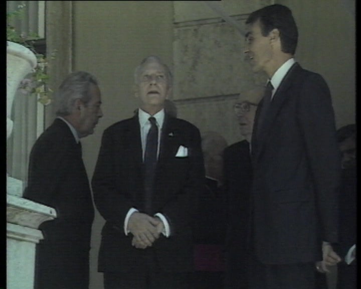 Encontro de Andrew Bertie com Cavaco Silva