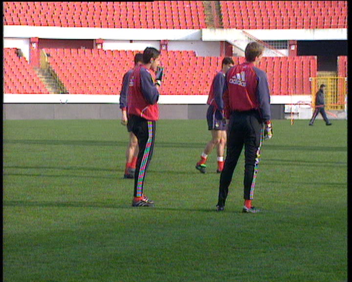 Futebol: Treinos do S. L. Benfica