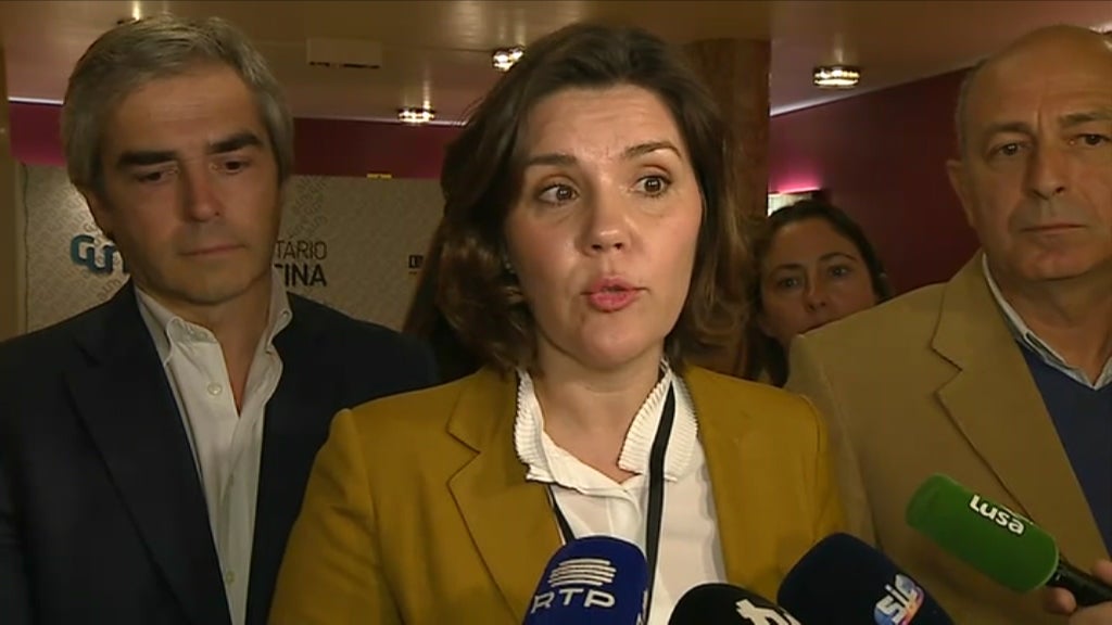 Assunção Cristas sobre greves na saúde