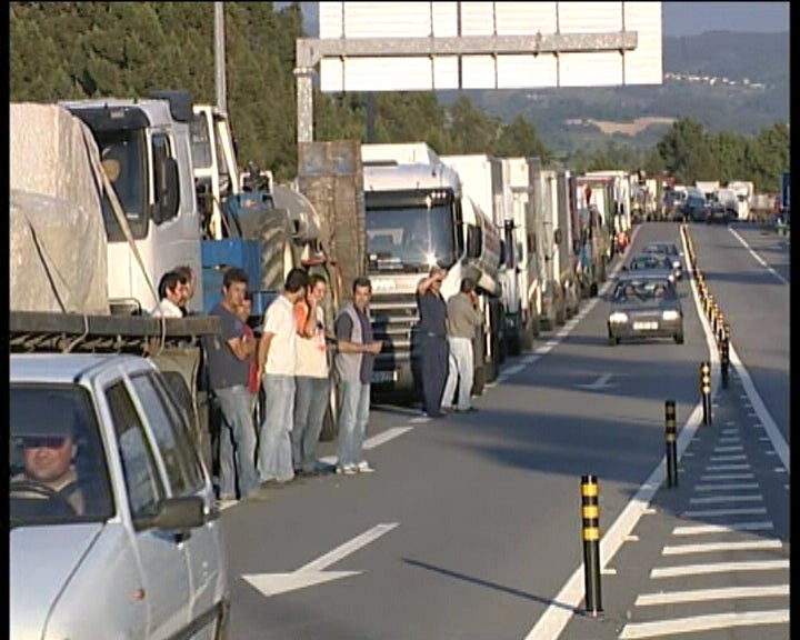 Transportadoras paradas