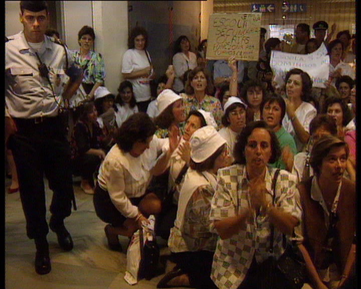 Protesto de funcionários escolares