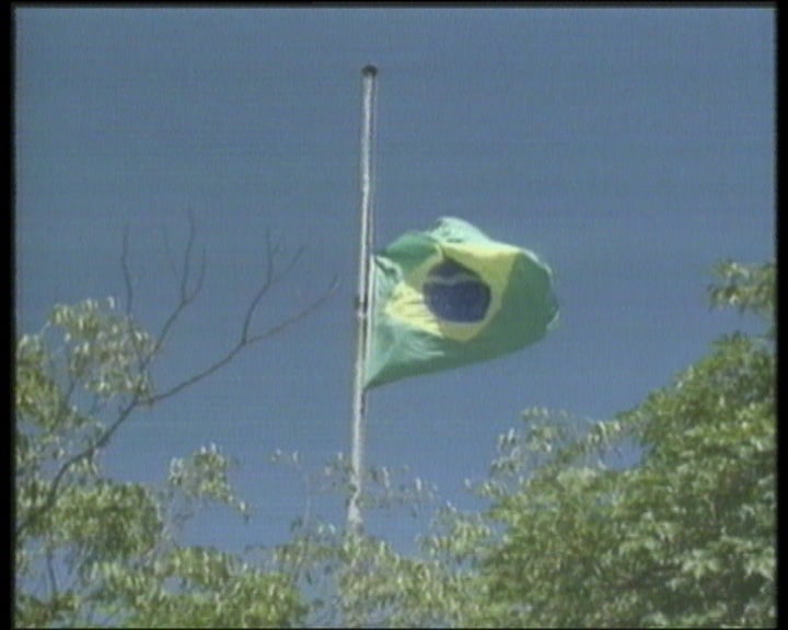 Trasladação do corpo de Ayrton Senna